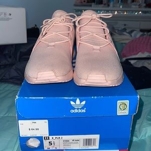 Ice pink adidas sneakers